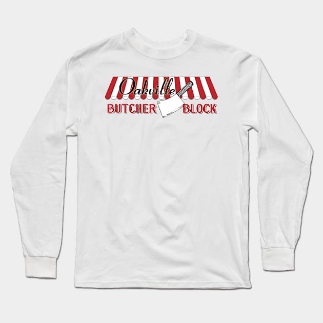 Small Logo Front / Large Back Long Sleeve T-Shirt by cuddyz